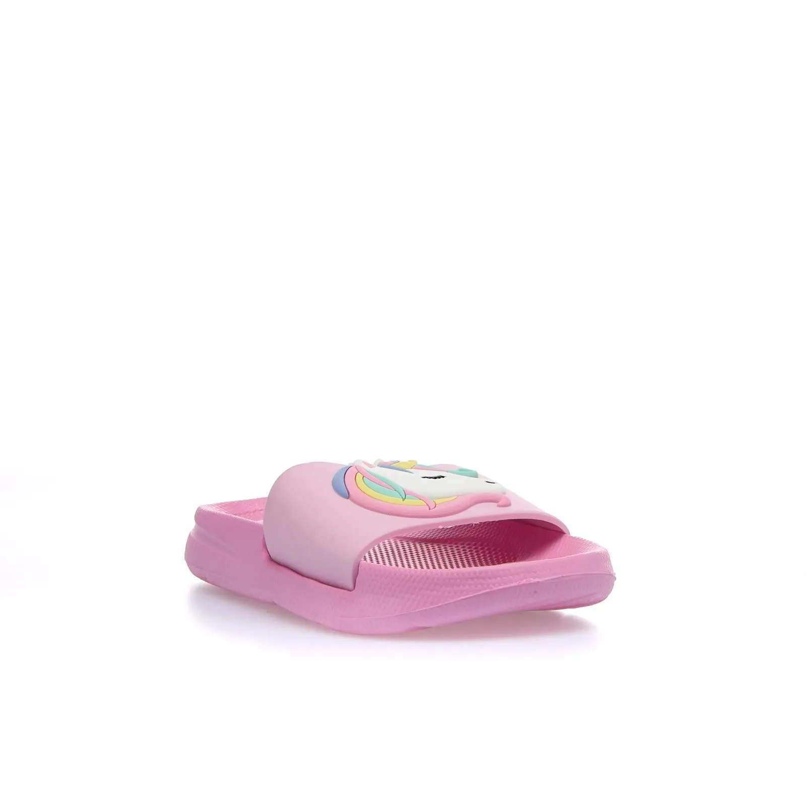 Ciabatte bimba rosa da mare in gomma con unicorno