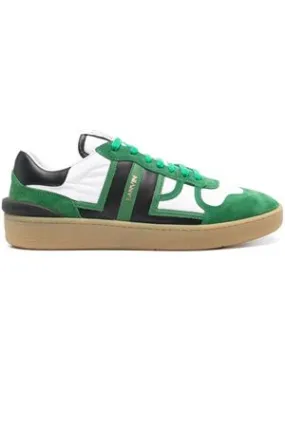 LANVIN Calzature,Sneakers Sneakers Clay verde e bianco 