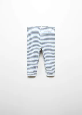 Leggings cotone righe