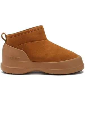 MOON BOOT Calzature,Stivaletti Stivali Luna in camoscio  cognac 
